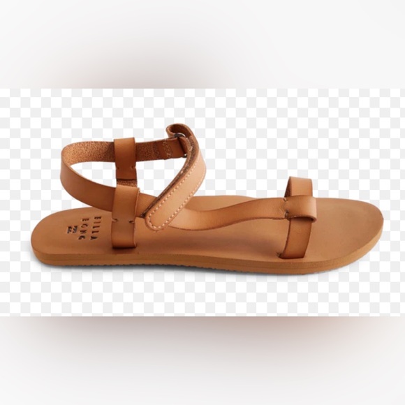 Billabong Shoes - Billabong Tan Leather Sandals 8